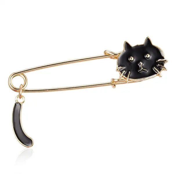 Cartoon Sweet Small Cat Enamel Pins Broch For Women Girls Fashion Kitten Metal Badges Backpack Collar Pin Broches Jewelry Gifts