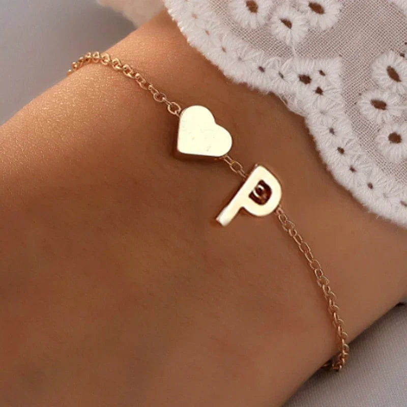 the Initial Letter Bracelets