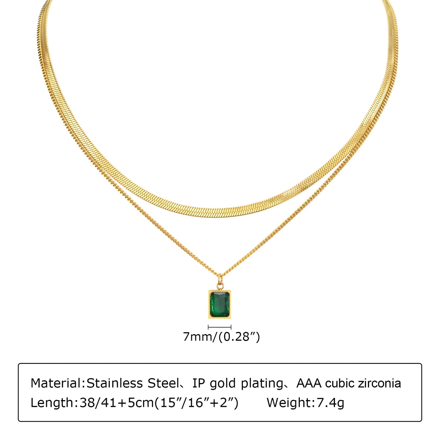 Gold Plated Lariat Necklace