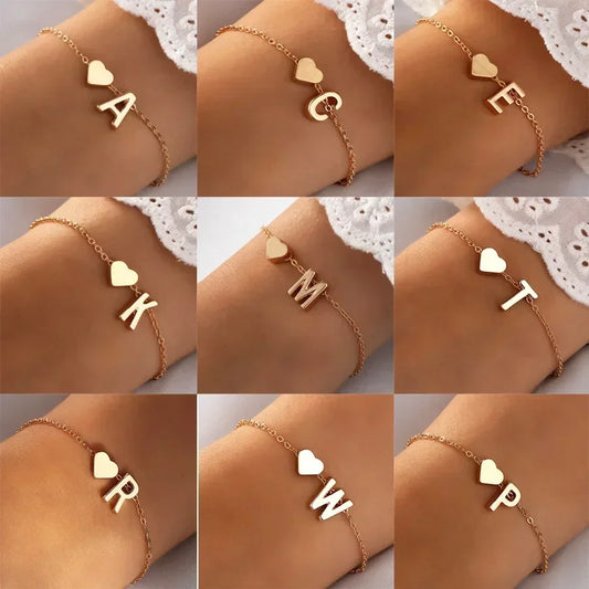 the Initial Letter Bracelets